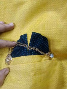 wedding partywear yellow kurta size 38