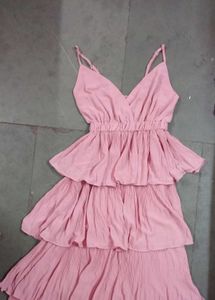 Ellie Pleated Ruffle Dress 24th Spoke