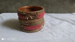 Heavy Kade Sets Pink And Golden Color