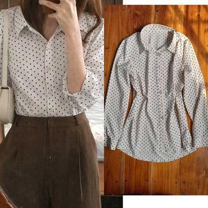 Polka Dot Shirt - Smart Casual Office Outfit