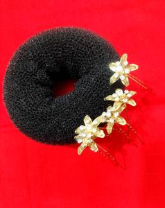 Hair Bun Maker &amp; Decorative Pins, All New✨