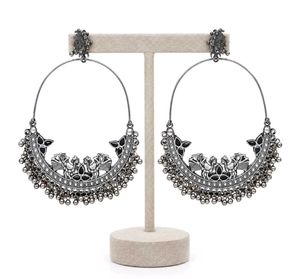 Combo of Boho Heart &amp; Oxidised Earrings