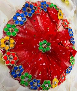 Laddu Gopal Fancy Dress Fabric Net