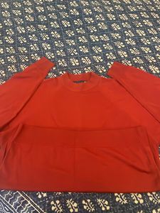 Men’s Sweater, Pure Wool, Size L, Maroonish rust C