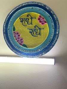 Handmade Lipan& Mirror "Radhe " Wall Dec