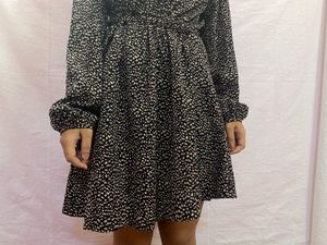 Chic Printed Long Sleeve Dress
