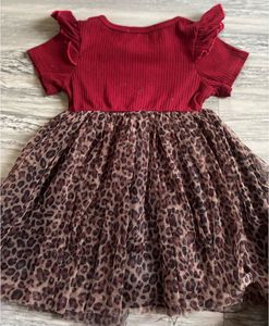 Cheetah Print Casual Dress