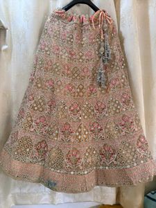 Peach Heavy Bridal Lehenga choli