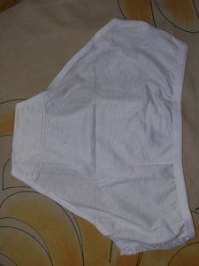White Lace Trim Panties