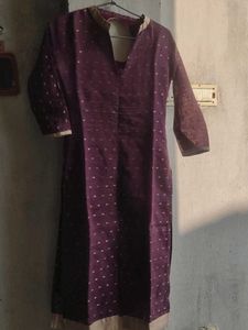 Elegant Purple Kurta