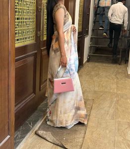 luxury Floral Print Saree