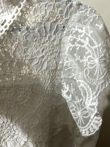 Elegant White Lace Blouse