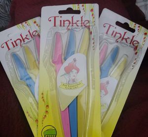 Tinkle high quality ,safety eye brow razor