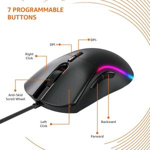amazon basics Mini Ultralight Wired Gaming Mouse