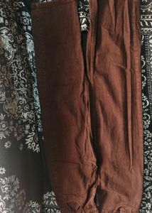 Brown Casual Pants