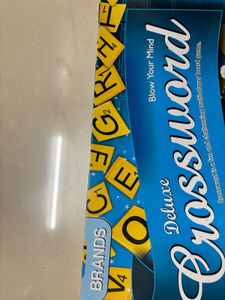 Deluxe Crossword Board Game by Brands