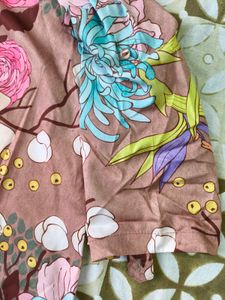 Floral Print Button-Up Shirt