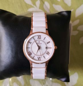 Titan New with tag - Ceramic &amp; Rose Gold Watch