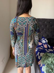 Stylish Paisley Print Sheath Dress