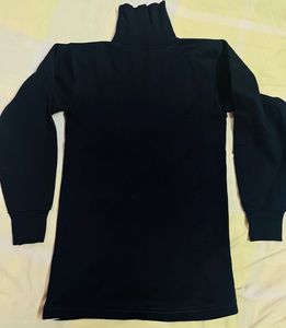 Classic Black Turtleneck Top  for women an