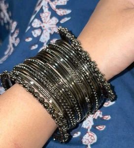 Oxidized Bangles Set