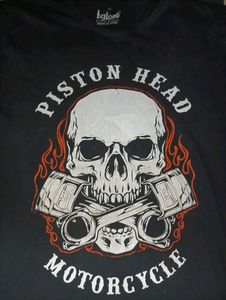 Black Printed Tshirt For Men