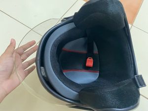 Helmet With Wind Protection
