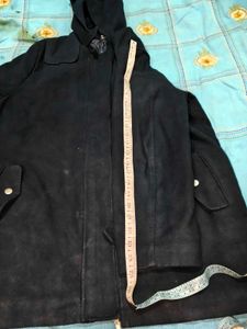 Classic Navy Hooded Coat