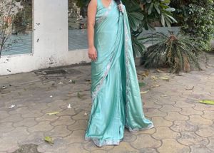 Satin Ready To Wear Saree