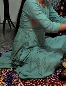 Beautiful Teal Kurta or gown