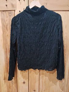 Elegant Black Long Sleeve Top
