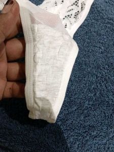 Lace Thong Panties - Red &amp; White Combo