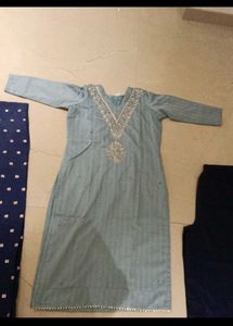 Elegant Embroidered Kurta Set