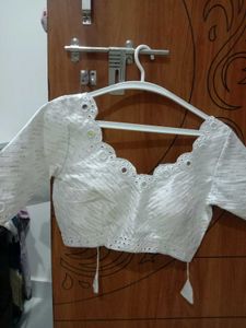 New sequence white blouse