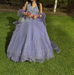 Elegant Lavender Lehenga Choli❤️