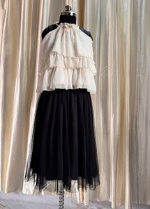 Black tulle skirt
