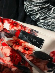 Floral Print V-Neck Dress