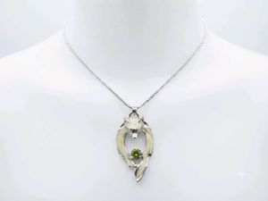 Gothic Bat Cross Necklace