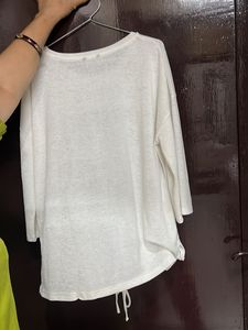 White "Forward" Graphic T-Shirt
