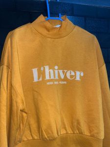 Cozy "L'hiver" Oversized Sweatshirt