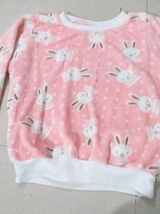Soft Pink Woolen Top