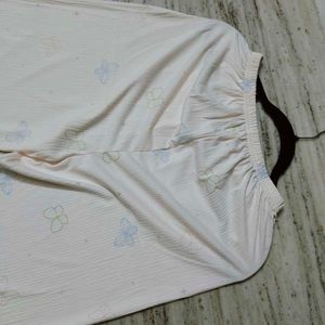 Korean Cute Butterfly Pajama Top