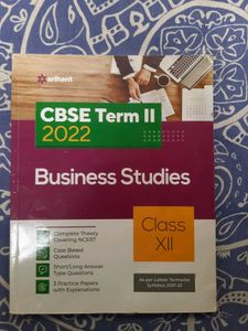 CBSE Term II 2022 Business Studies Class XII