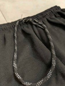 Black Joggers with "34" Graphic