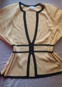 Yellow & Black cardigan
