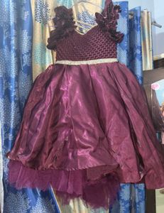 Girls Heavy Partywear Gown for 8-9 year girl
