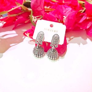Mini Oxidized Jhumka Earrings (Pack of 10 pcs)