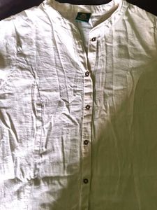 Off-White Cotton Kurta✨😊