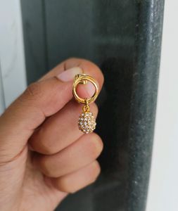Gold &amp; Diamond Earrings