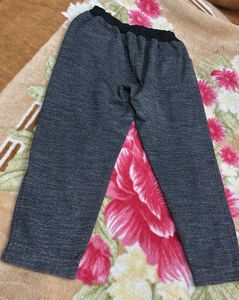 Comfortable Grey Joggers with Logo Accent